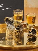 Набор стопок-перевёртышей ЗМЕЯ в подарочном футляре GP-13000970 Набор стопок-перевёртышей ЗМЕЯ в подарочном футляре GP-13000970