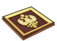 Панно настенное ГЕРБ РОССИИ на яшме 072.117887