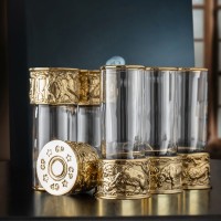 Подарочный набор стопок ТИГР, МЕДВЕДЬ, БУЙВОЛ (6 шт) GP-13000389