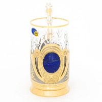 Подстаканник подарочный с камнем ЛАЗУРИТ 0723950